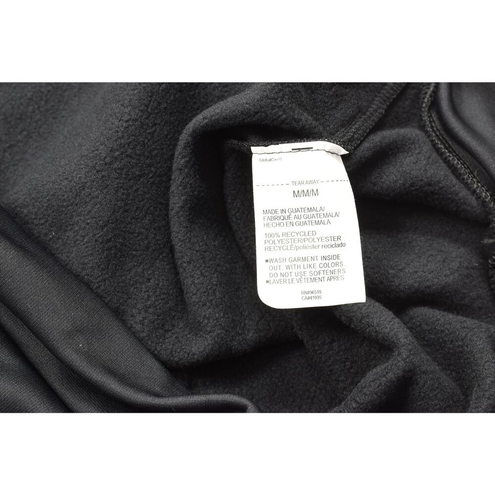 Under Armour Men's Size Medium Black Fleece Pullover Hoodie Loose Fit Logo - Picture 6 of 8